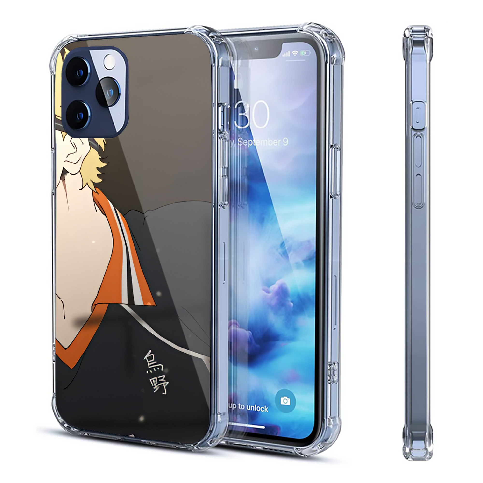 （画像用） ハイキュー!! Haikyu!! 【iPhone 12シリーズ対応】透明スマホケース（クリアソフトケース）